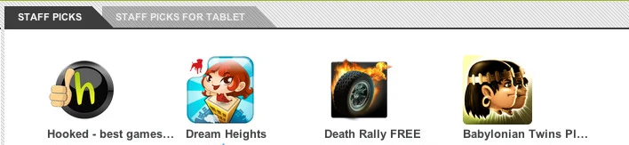 Google Play — Staff Picks — 2012