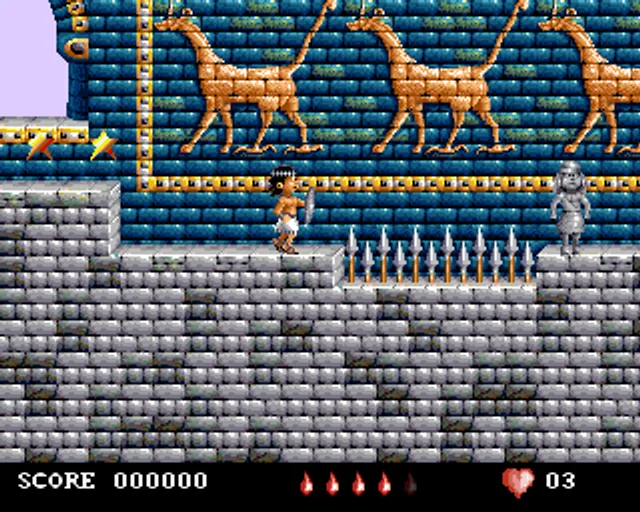 The Ishtar Gate — glazed-brick ibex on lapis blue.